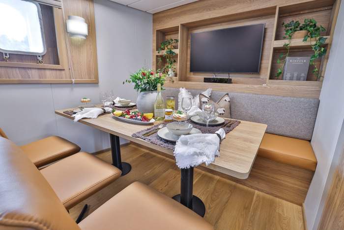 MV Vikingfjord Dining Area Table Close Up Secret Atlas.jpg